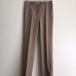 ‘S MaxMara Beige Made in Italy Straight Leg Pants